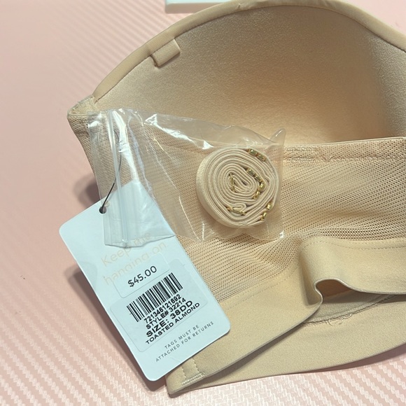 Lively Smooth Strapless Convertible Bra Size 38DD Toasted Almond Style 32214 NWT - Picture 6 of 7